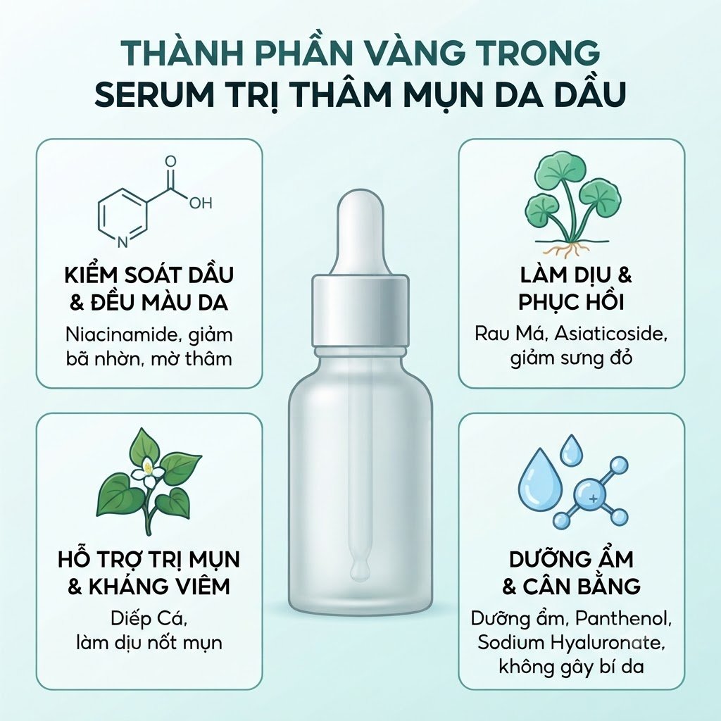 serum trị thâm mụn cho da dầu serum tri tham mun cho da dau