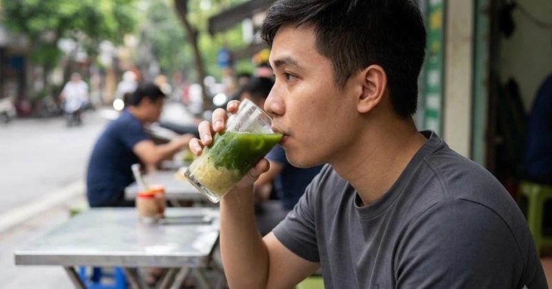 co nen uong nuoc rau ma dau xanh hang ngay