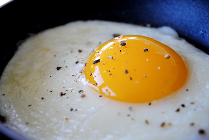 Trứng rán không làm bạn bị tăng cân.