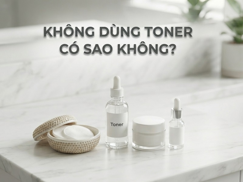 Không dùng toner có sao không? Khi nào nên dùng toner cho da?