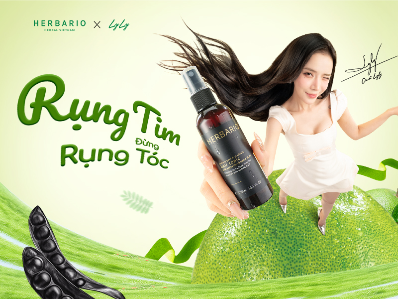 Lyly x Herbario Rụng Tim Đừng Rụng Tóc: Chiến dịch ngăn rụng tóc chỉ sau 14 ngày